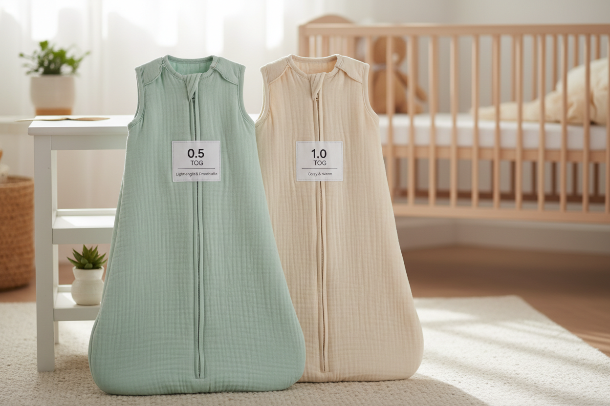 0.5 TOG vs 1.0 TOG for Hot Sleeper Toddlers
