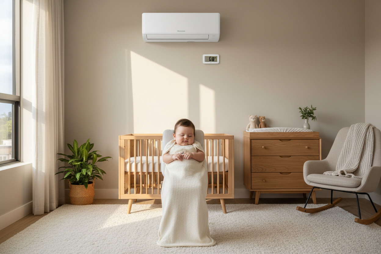 Can Babies Sleep in Air Conditioning? A Safe Room Temperature Guide for Parents