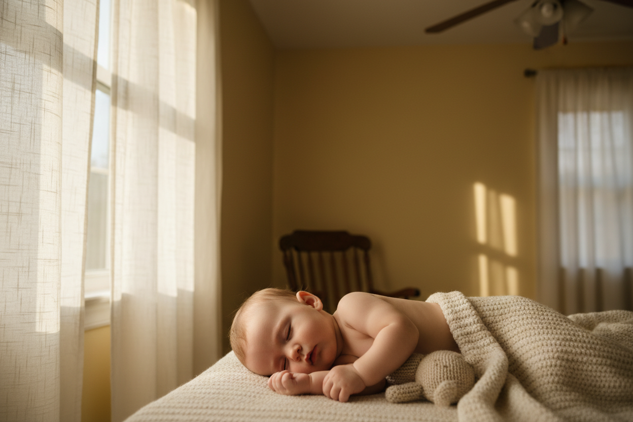 Baby Sleep During a Heatwave Without AC (What Actually Works)