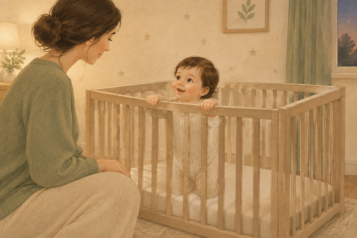 Baby Standing in the Crib and Won’t Lie Down? What to Do