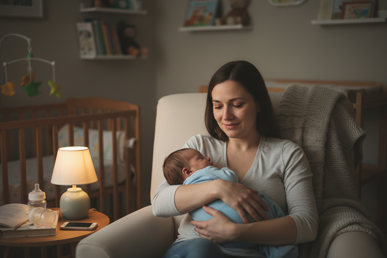 Why Your Baby Only Sleeps When Held (And What You Can Do Tonight)