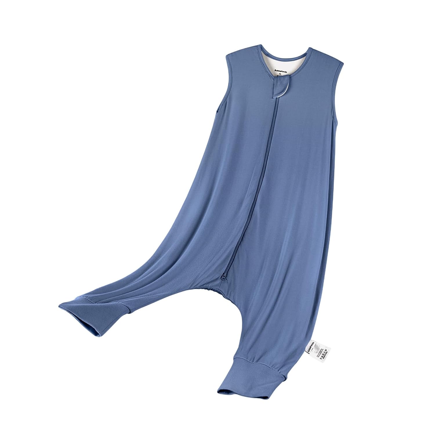BubblePanda Navy Silky Modal Walker Sleep Sack with Feet - 1.0 TOG Premium Wearable Blanket with Legs