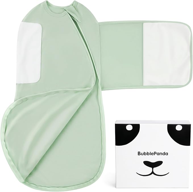 Bamboo Velcro Swaddle Sack - 0.5 TOG (Sage)