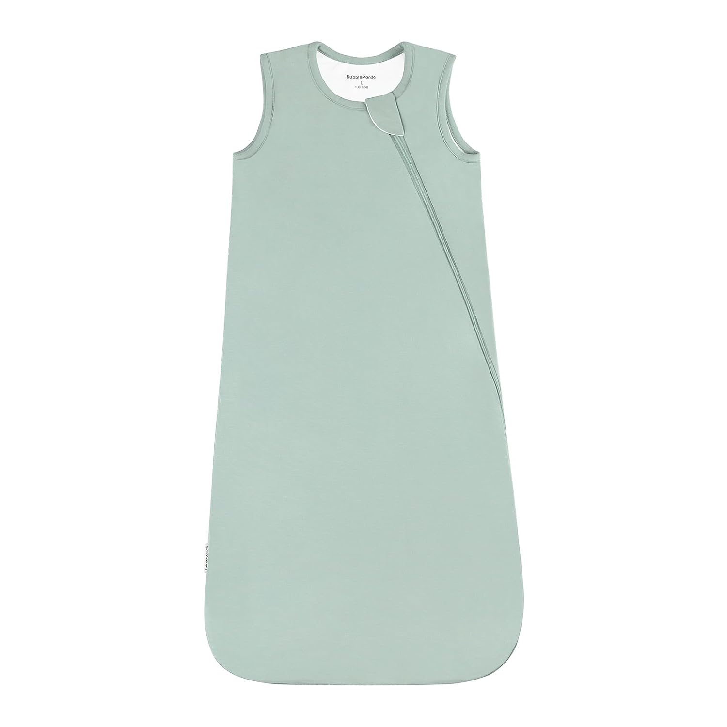 BubblePanda Sage Green 0.5 TOG Bamboo Sleep Sack - Premium Wearable Blanket for Infants