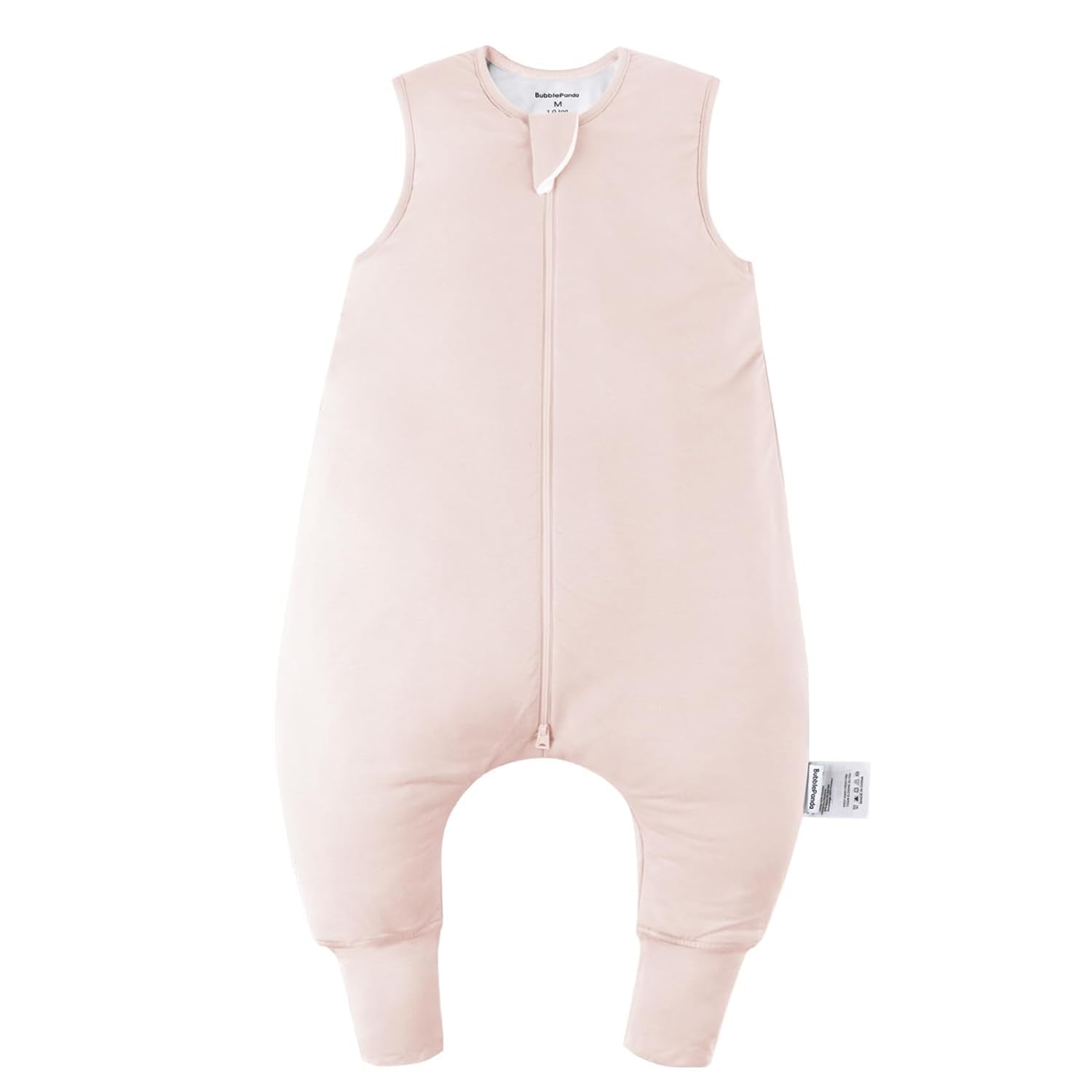 BubblePanda Pink 2.5 TOG Bamboo Walker Sleep Sack with Feet - Warm Winter Choice for Active Toddlers