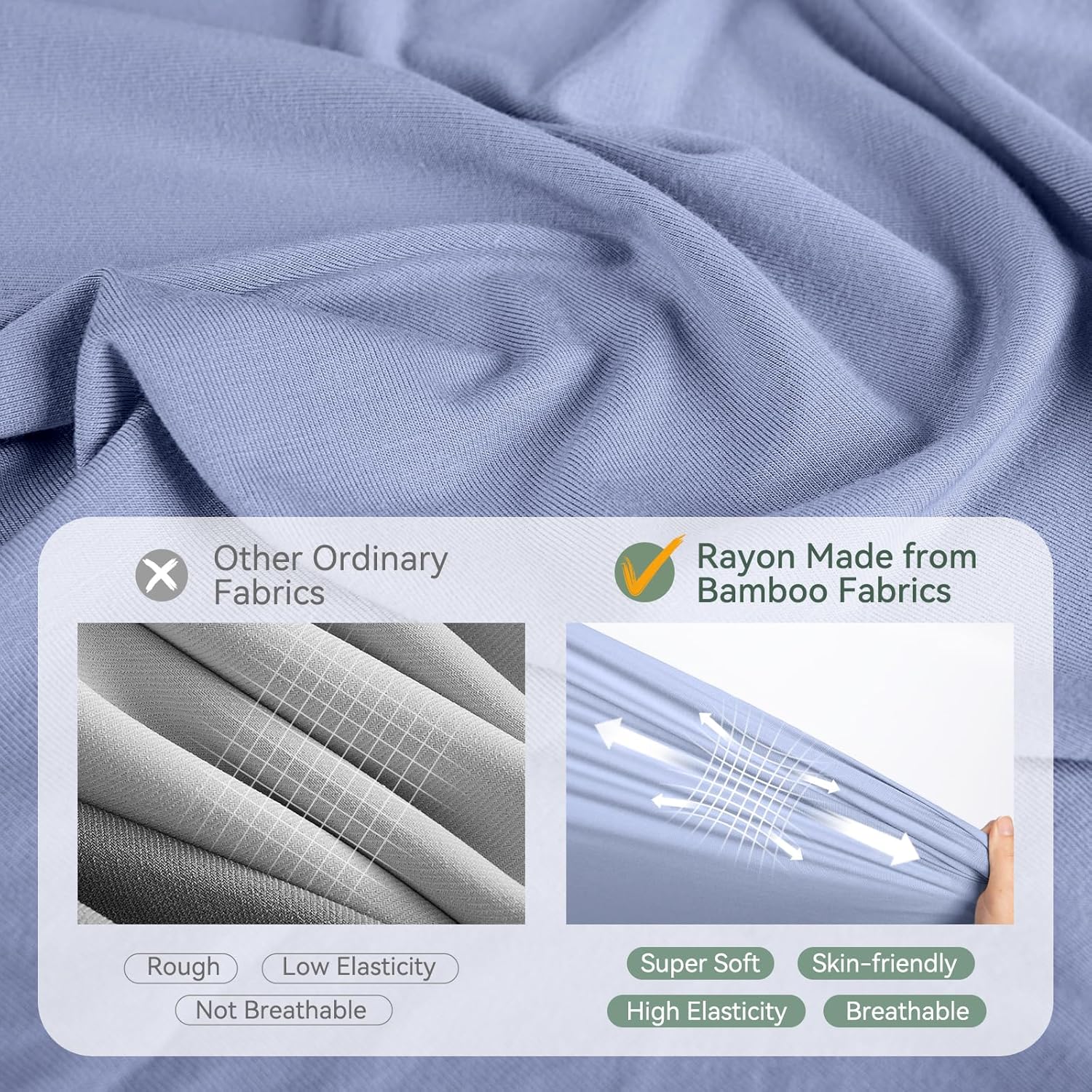 Bamboo Swaddle Blanket & Beanie Set - Slate