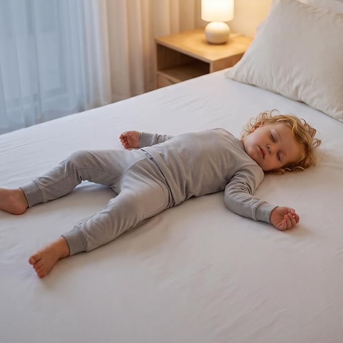 Bamboo Long Sleeve Pajama Set - Storm