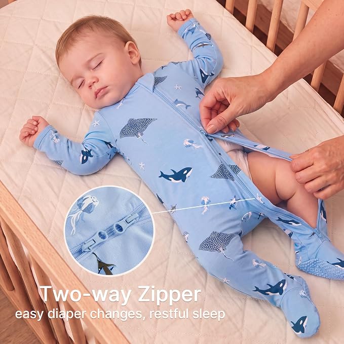Pyjama-grenouillère en bambou - Requin