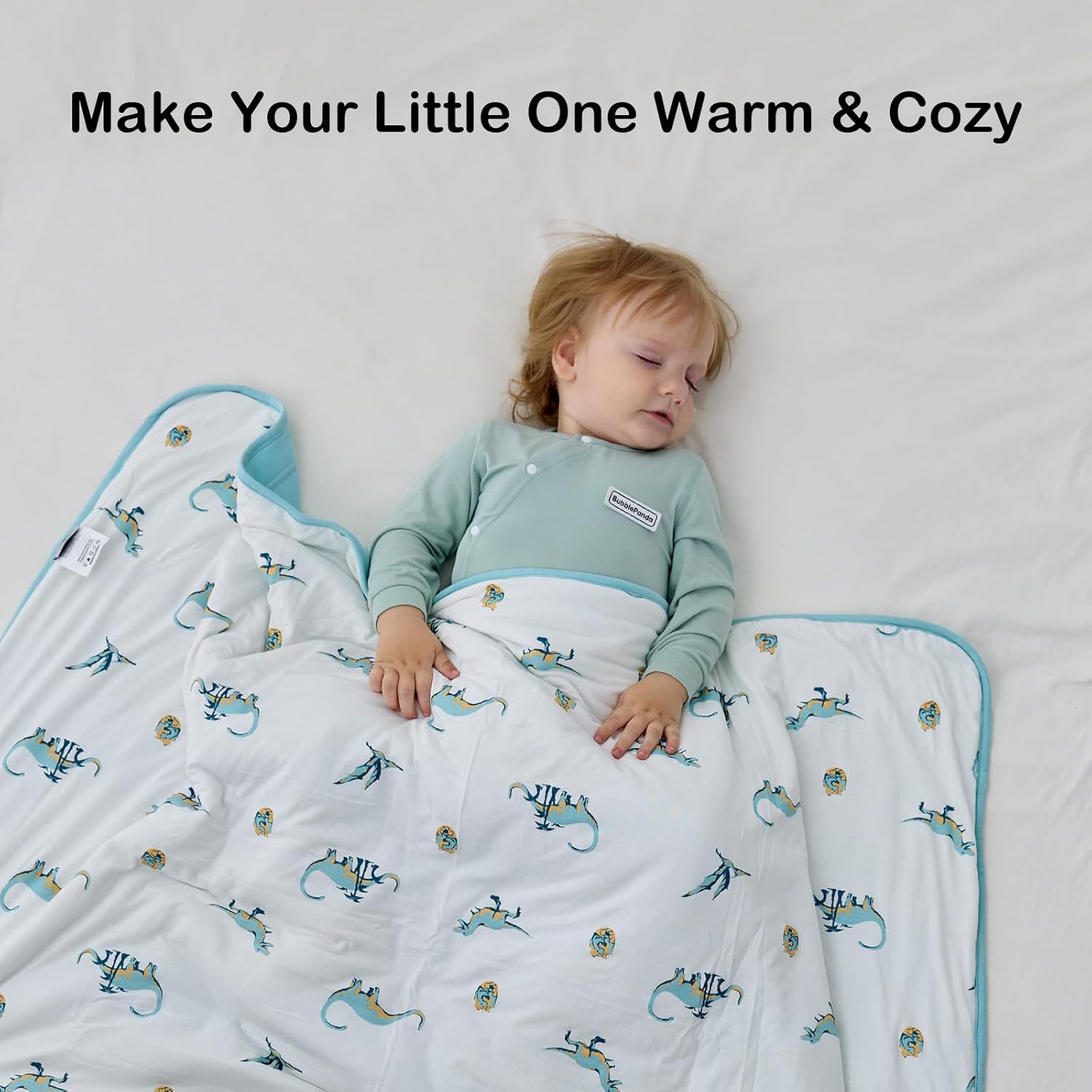 Bamboo Baby Blanket - Dinosaur