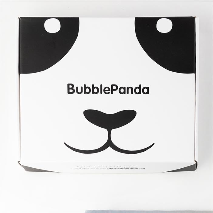 Elegant Storm 1.0 TOG BubblePanda bamboo sleep sack in a modern minimalist nursery setting