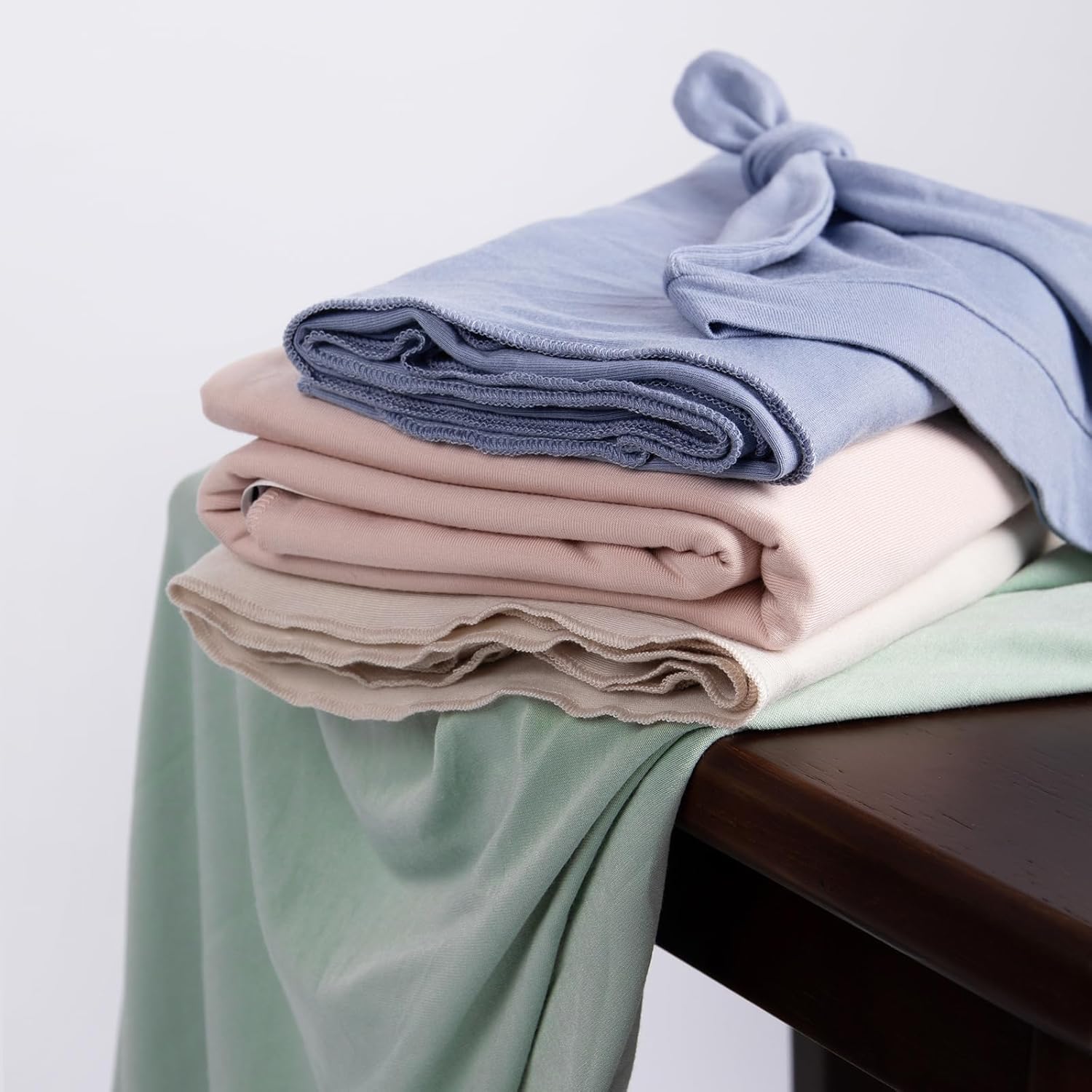 Bamboo Swaddle Blanket & Beanie Set - Oat