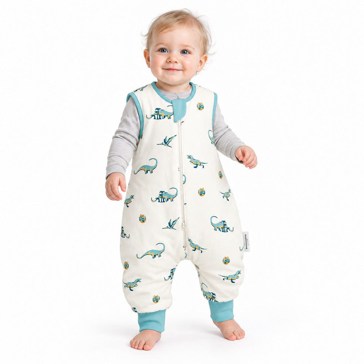 Bamboo Walker Sleep Sack with Feet 1.0 TOG – Dinosaur