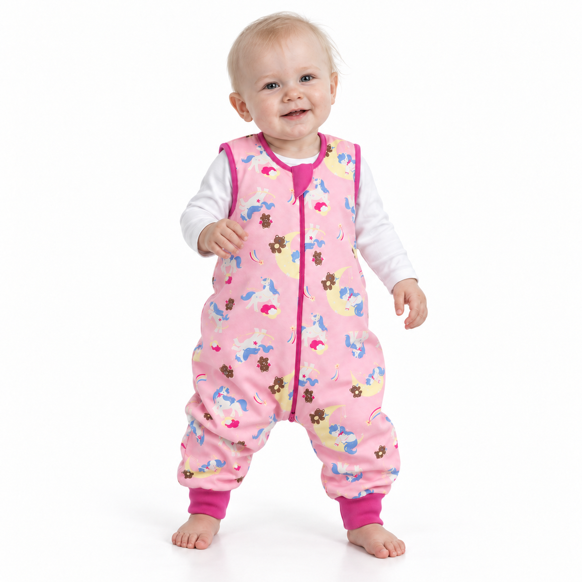 Bamboo Walker Sleep Sack with Feet 1.0 TOG – Unicorns