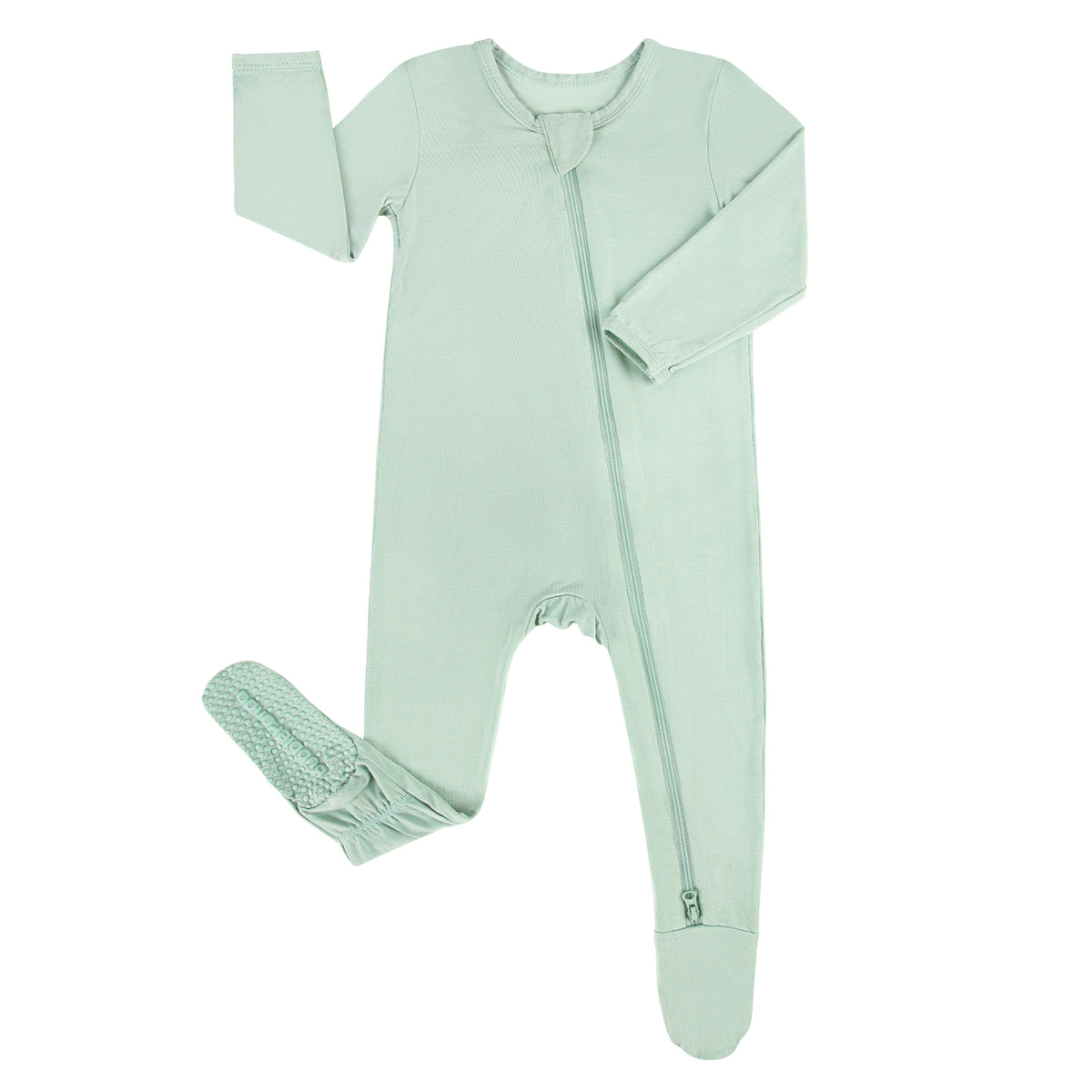 Bamboo Footie Pajamas – Sage