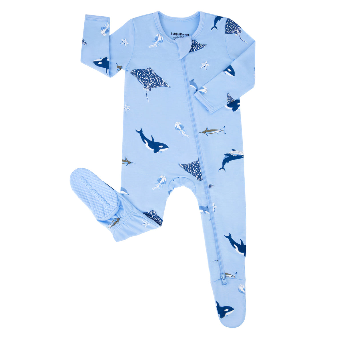 Bamboo Footie Pajamas – Shark
