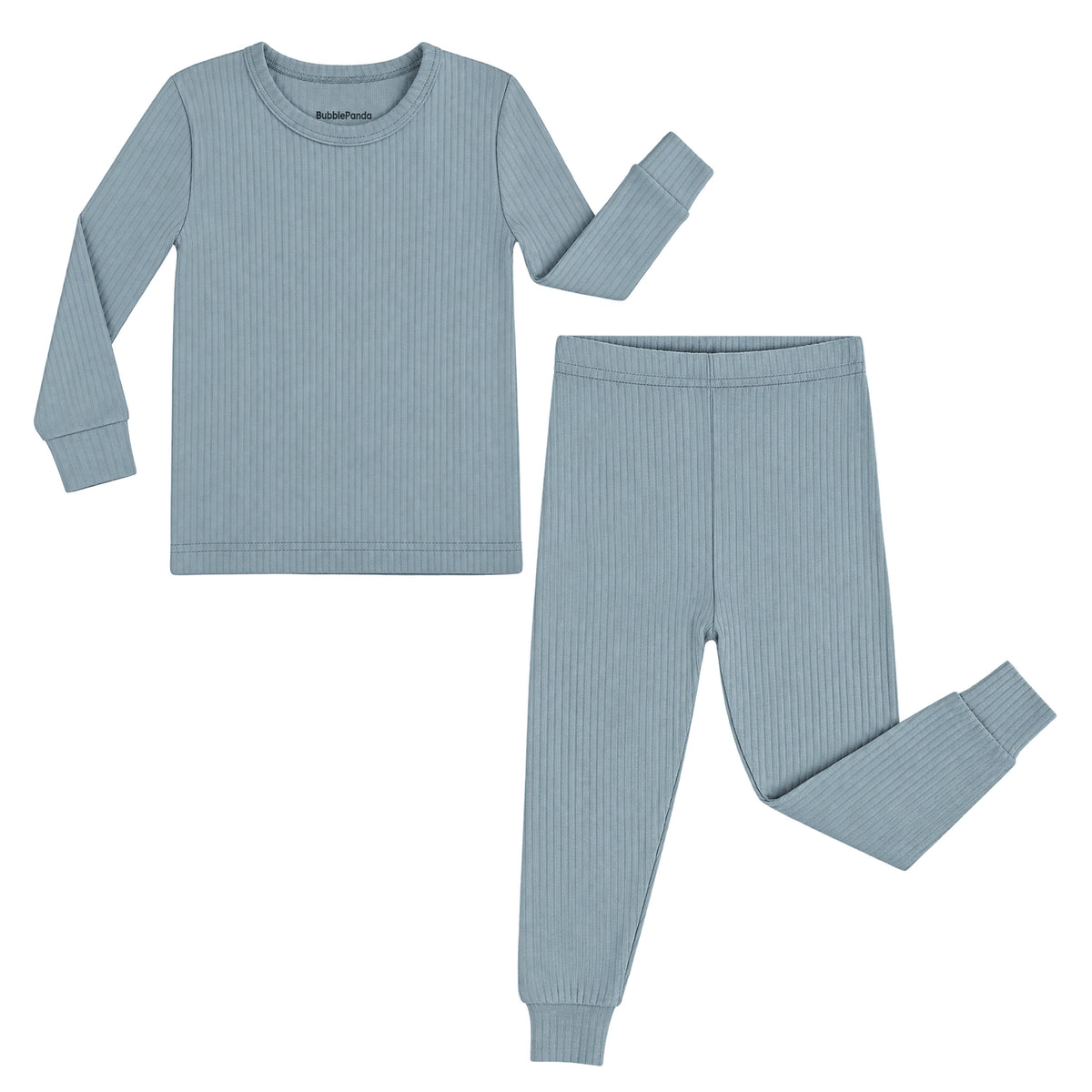 Bamboo Long Sleeve Pajama Set - Glacier