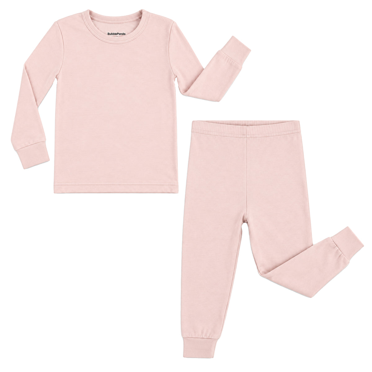 Bamboo Long Sleeve Pajama Set - Pink