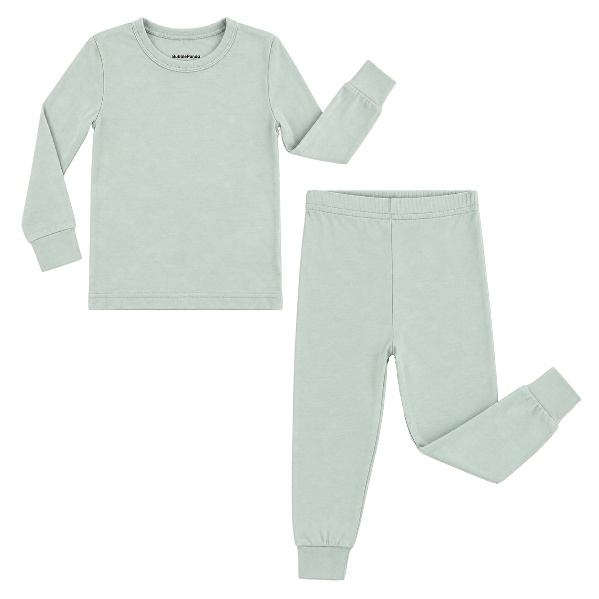 Bamboo Long Sleeve Pajama Set - Sage