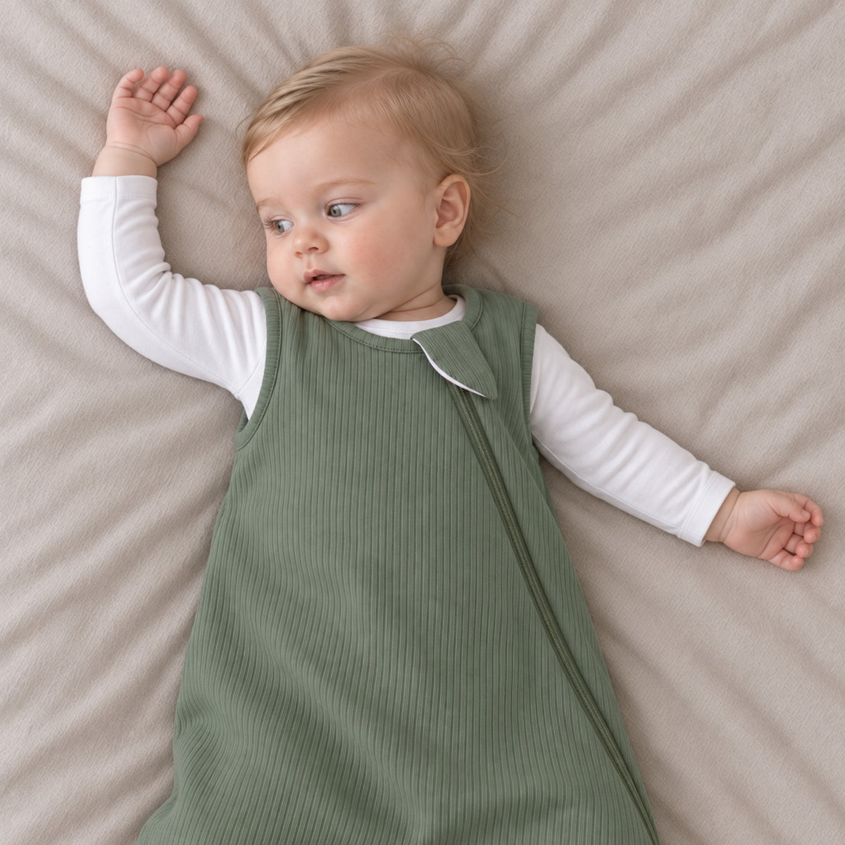 Gigoteuse en bambou - TOG 1.0 (Vert olive)