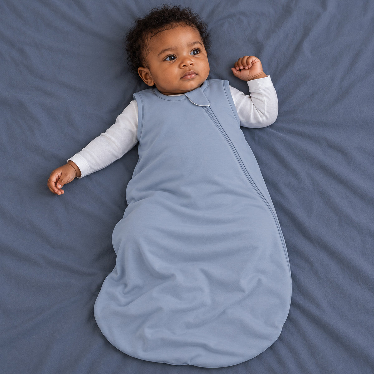 Gigoteuse en bambou - TOG 2,5 (Gris ardoise)