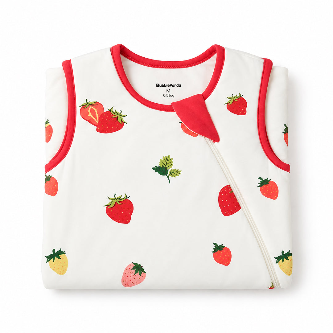 Gigoteuse en bambou - TOG 0.5 (Fraise)