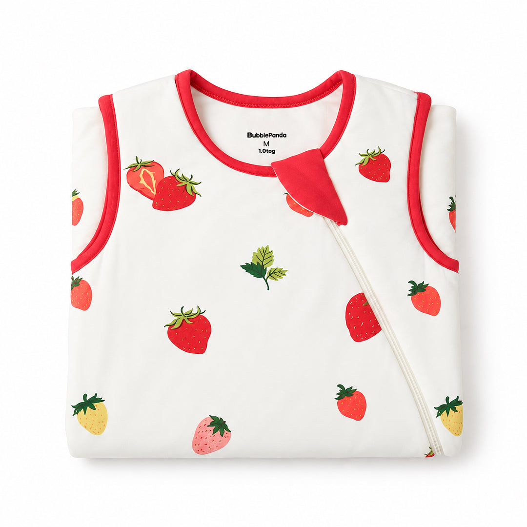 Gigoteuse en bambou - 1,0 TOG (Fraise)