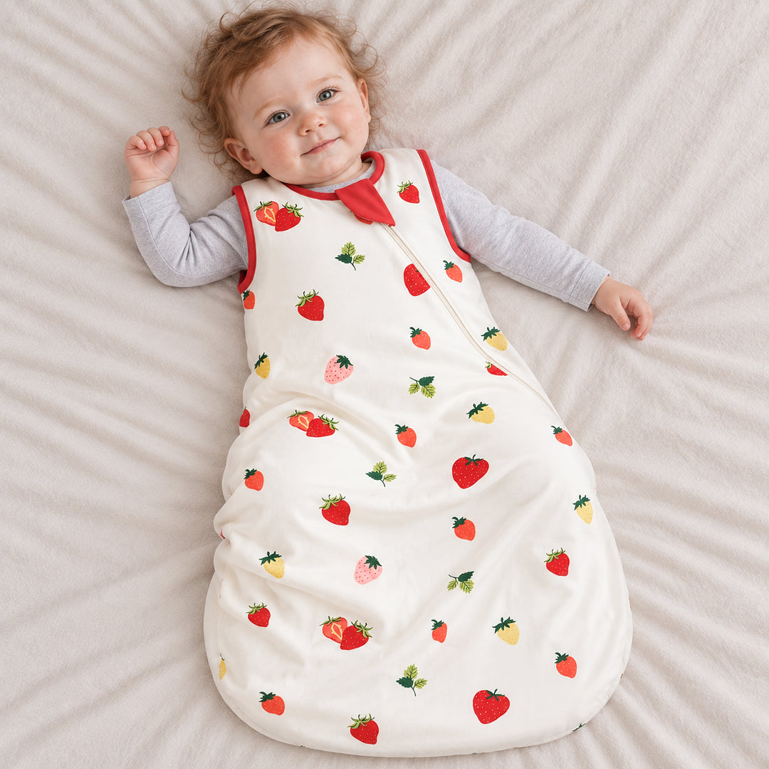 Gigoteuse en bambou - TOG 0.5 (Fraise)