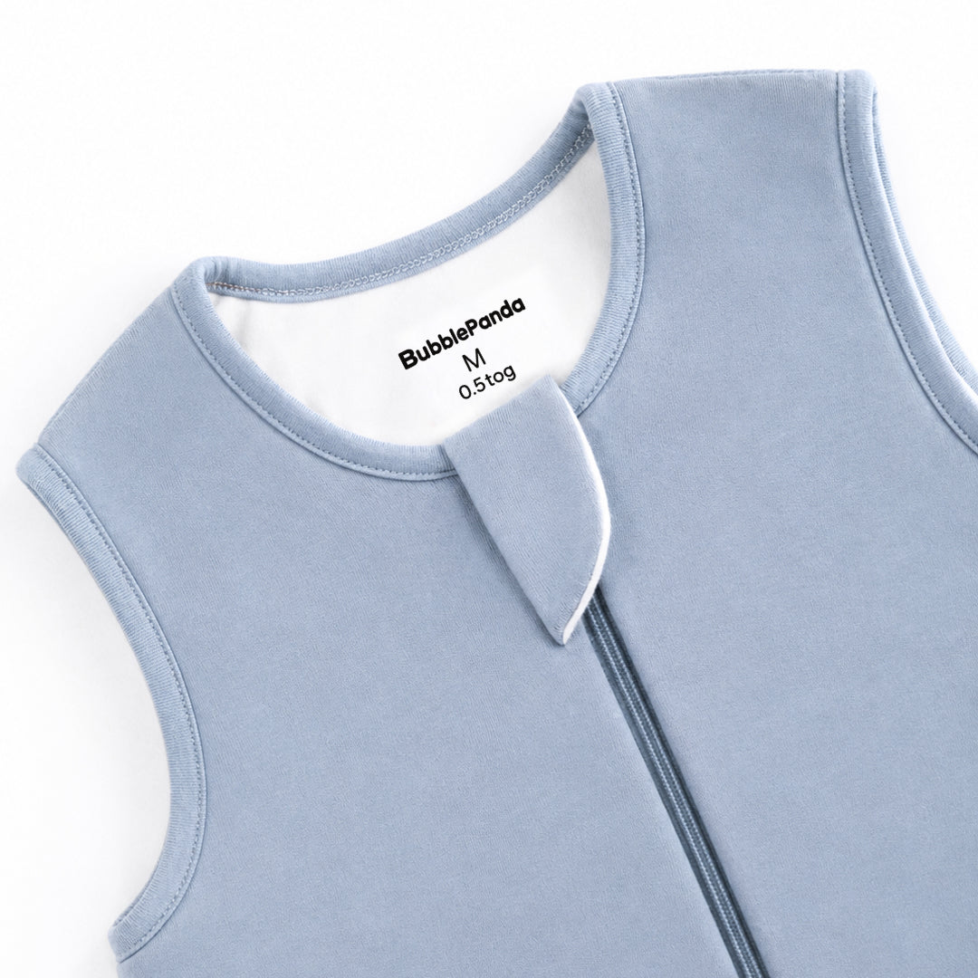 Bamboo Walker Sleep Sack with Feet 0.5 TOG – Slate