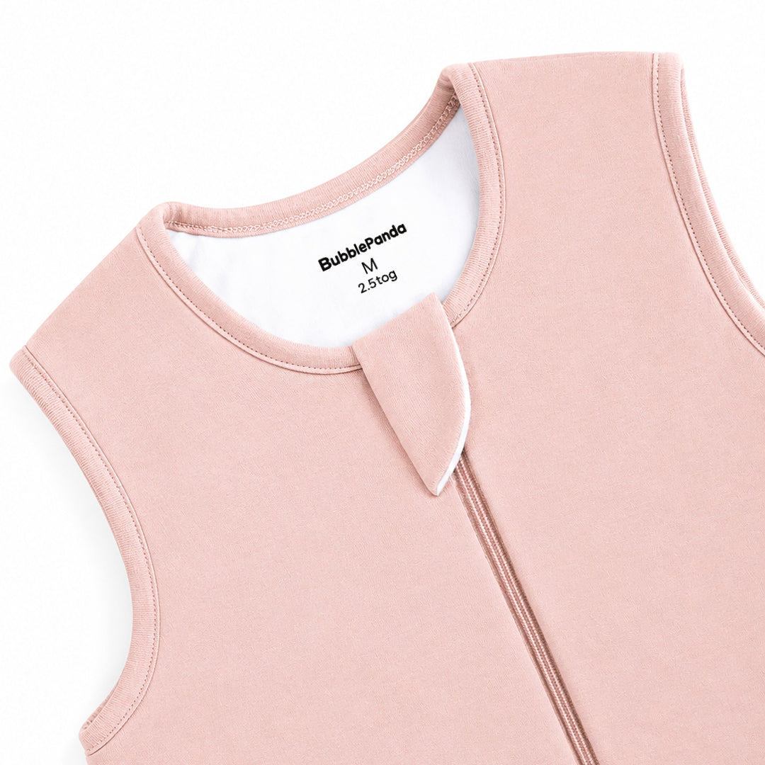 Gigoteuse évolutive en bambou avec pieds - 2,5 TOG (Rose)