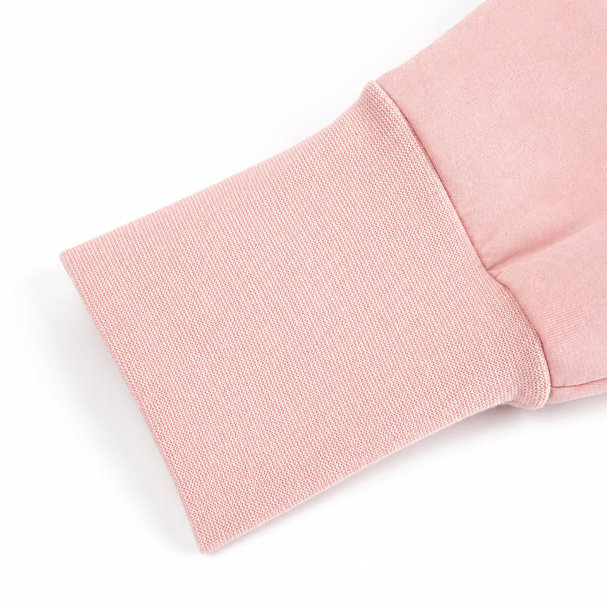 Gigoteuse d'été Bambou avec pieds (indice de chaleur 0.5 TOG) - Rose Poudré