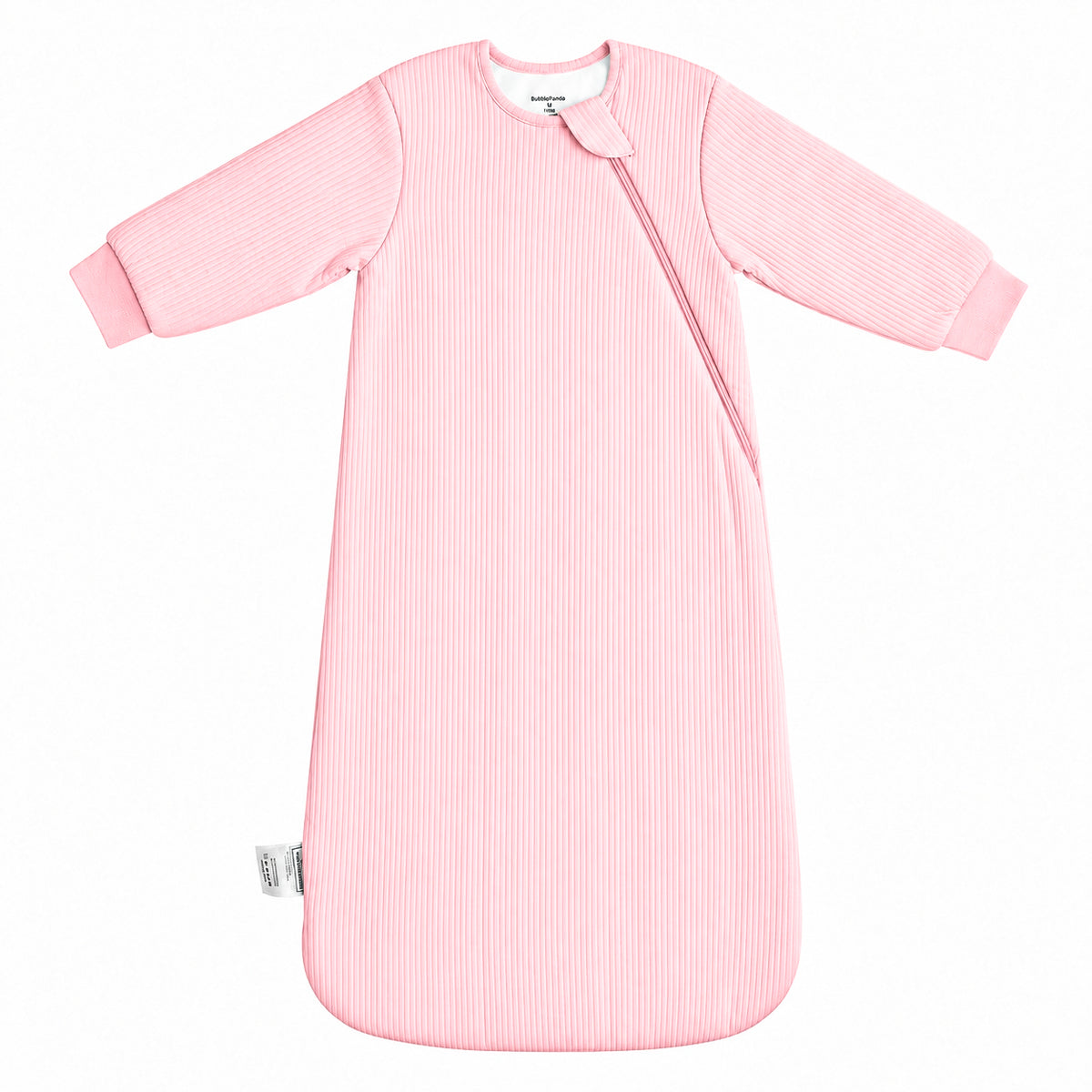 Long Sleeve Ribbed Bamboo Sleep Sack 1.5 TOG – Pink