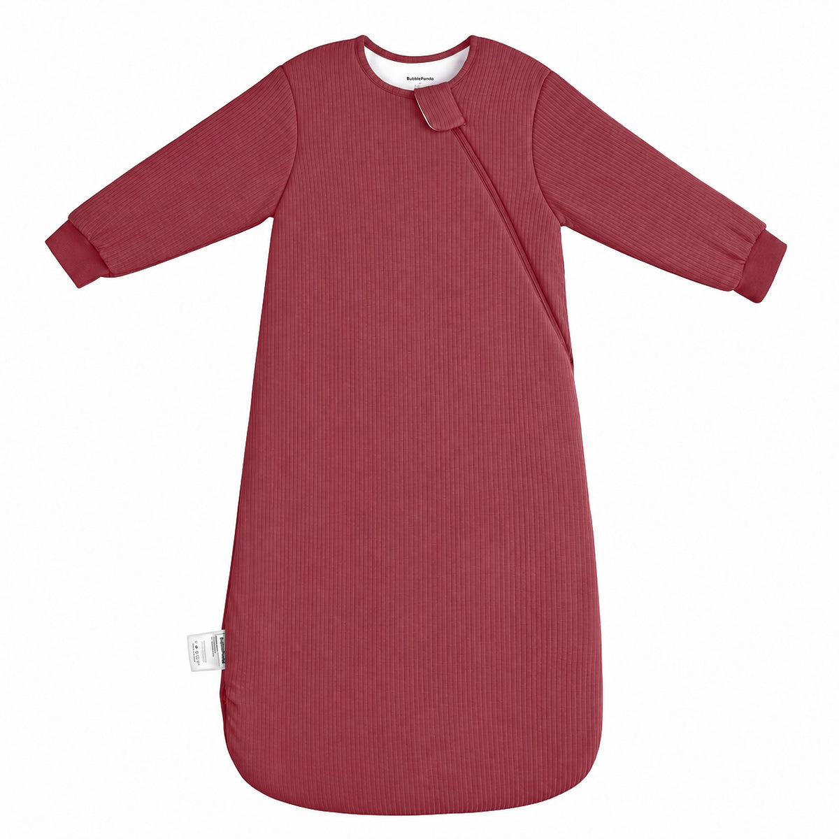 Long Sleeve Ribbed Bamboo Sleep Sack 1.5 TOG – Dusty Rose
