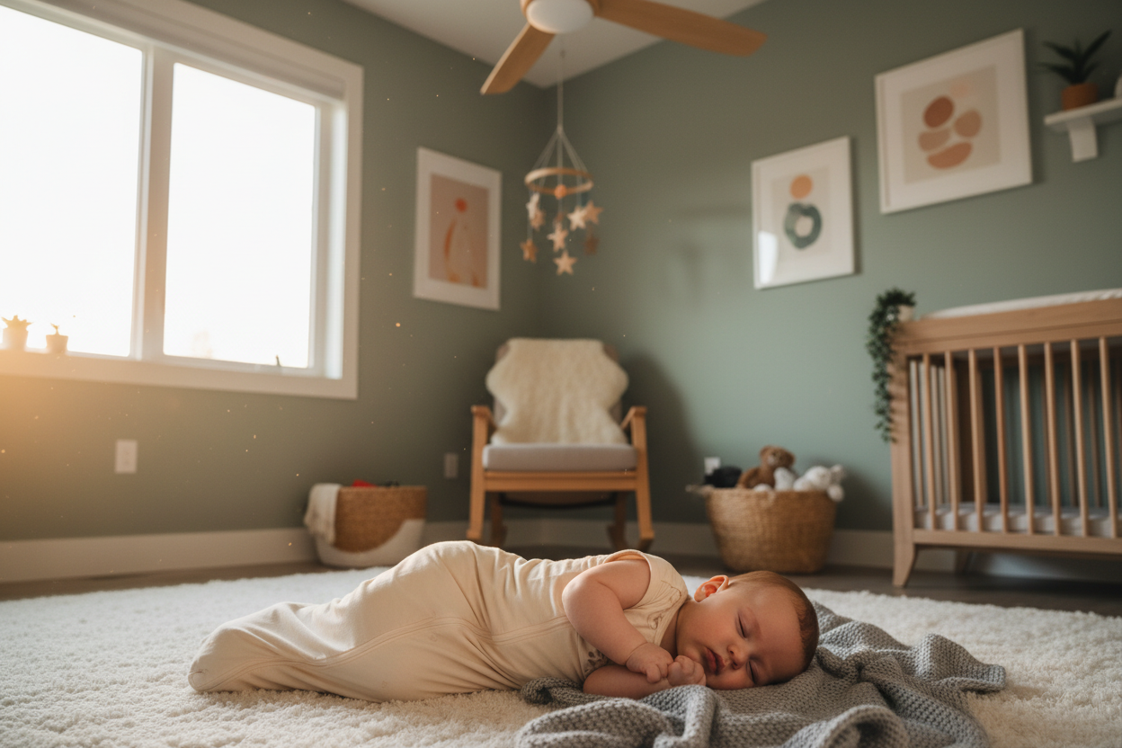 Can Babies Sleep With the Ceiling Fan On? A Safe Sleep Guide for Parents