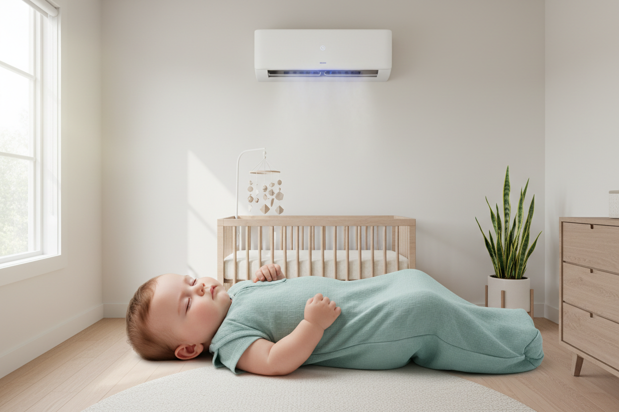 Can Babies Sleep in Air Conditioning? Safe AC Temperature Guide