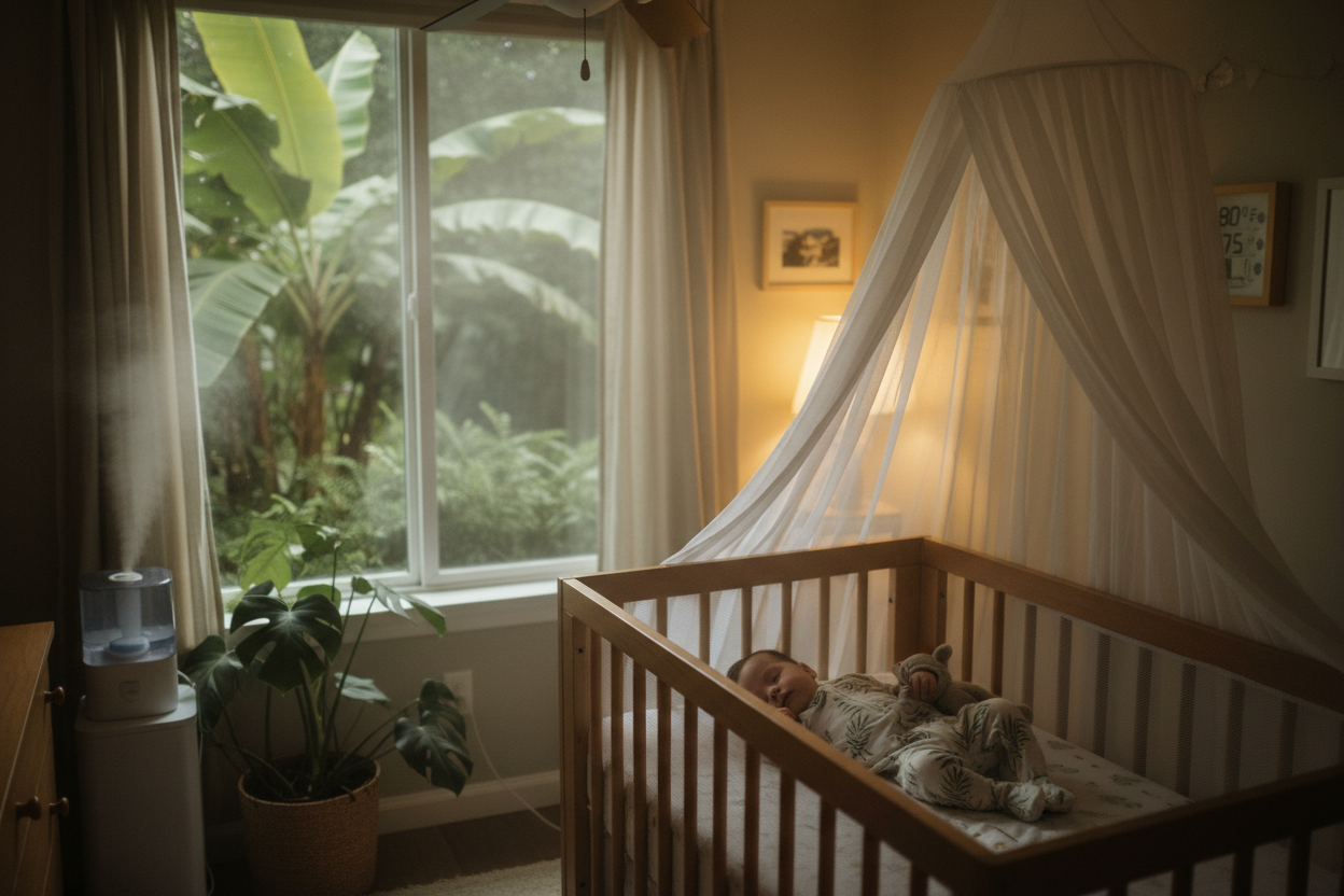 Best Baby Pajamas for Georgia Summer (Hot Sleeper Guide)