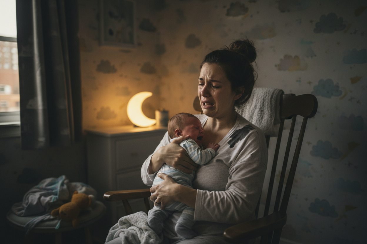 Why Nothing Works to Calm Your Baby at Night (And What Actually Helps)