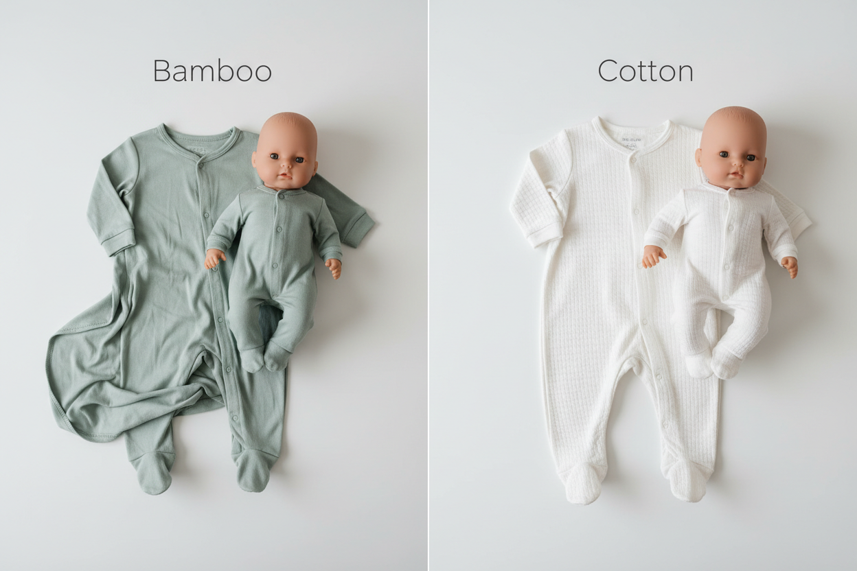 Bamboo vs Cotton Baby Pajamas: Which Is Better for Sleep?
