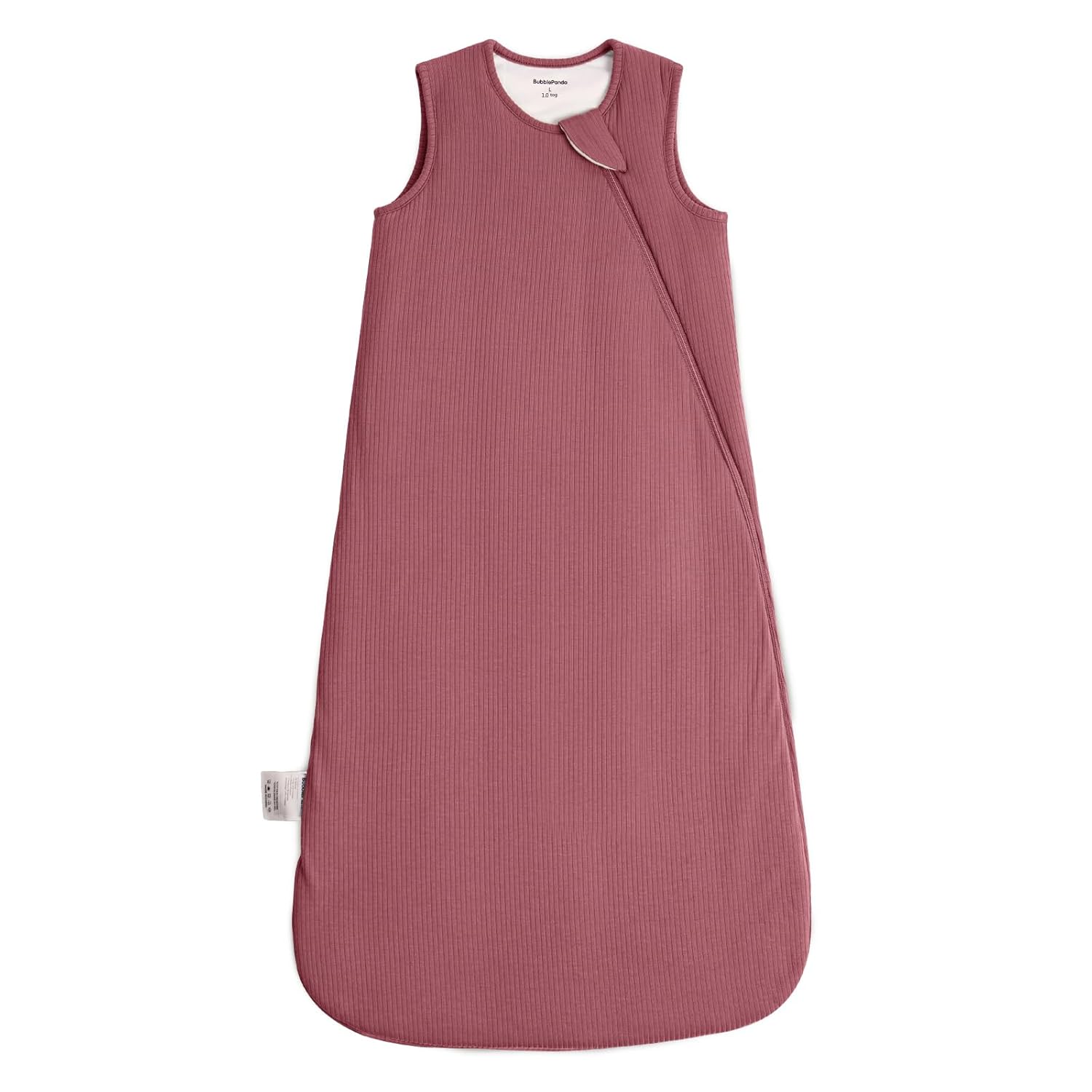 BubblePanda Dusty Rose 1.0 TOG Bamboo Sleep Sack - Premium Wearable Blanket for Year-Round Comfort