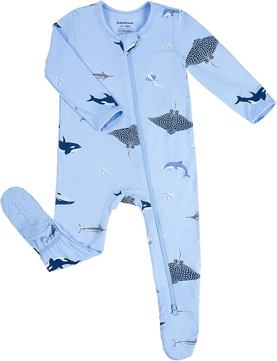 Pyjama-grenouillère en bambou - Requin