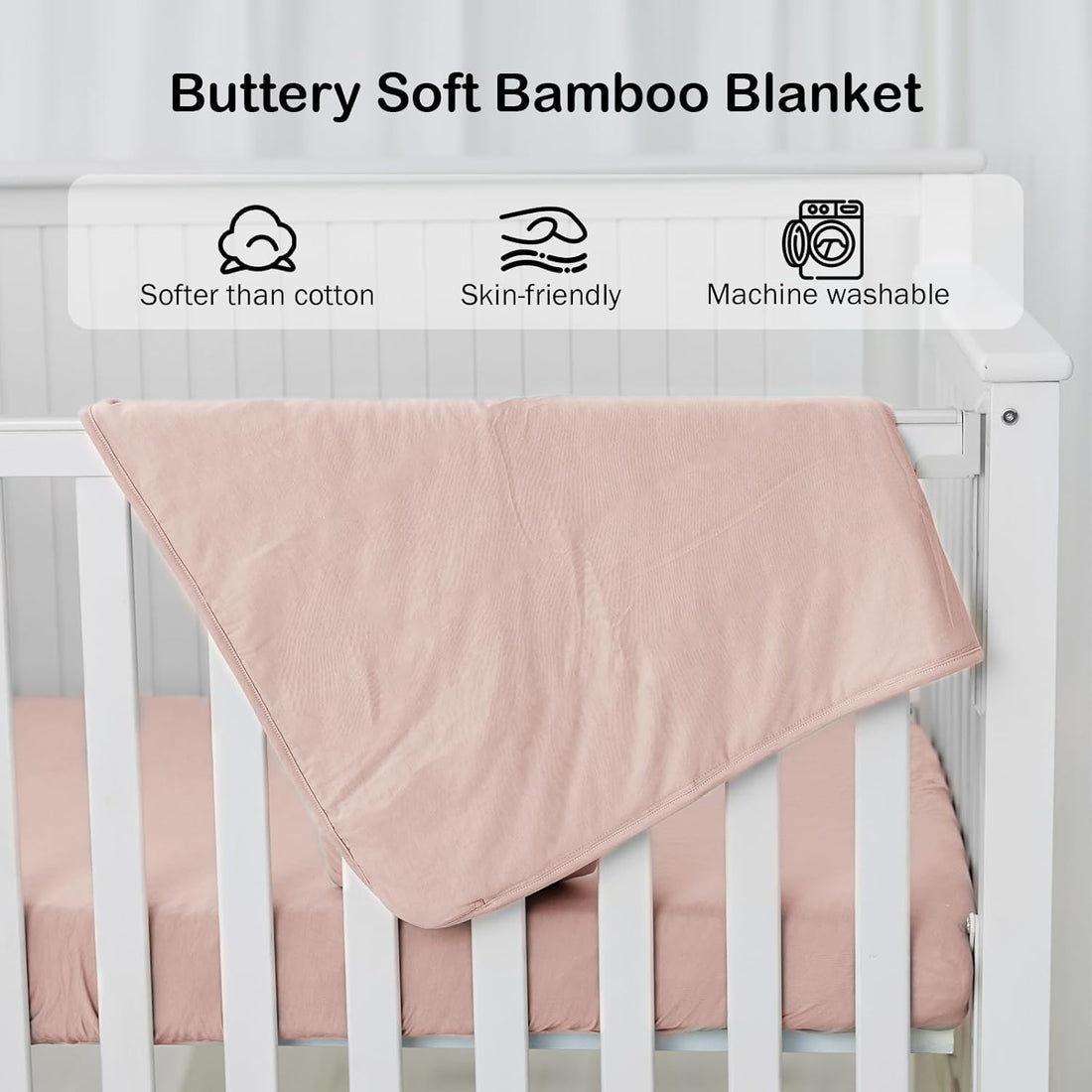 Bamboo Baby Blanket – Pink product detail