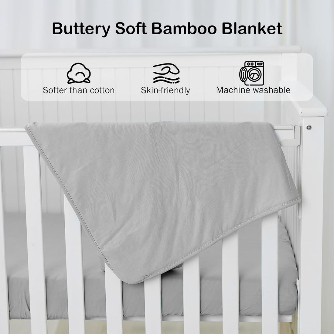 Couverture Bébé en Bambou - Tempête product detail