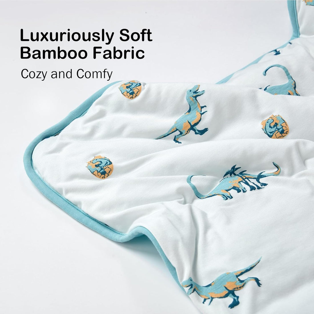 Bamboo Baby Blanket – Dinosaur additional product view