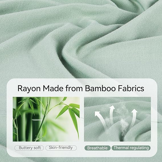 Pyjama une pièce en bambou - Sauge