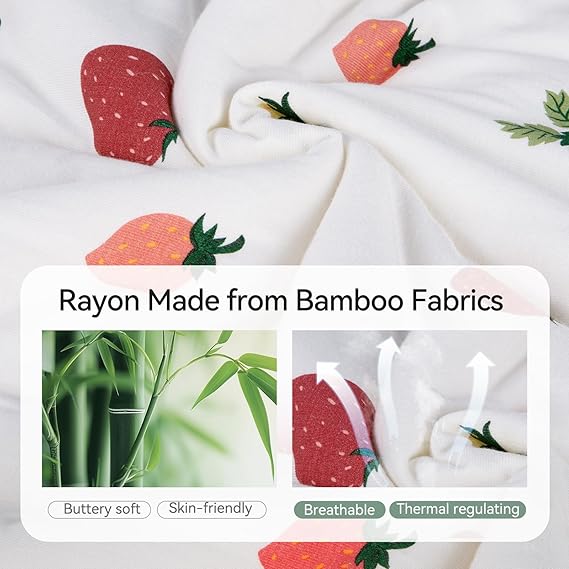 Pyjama Grenouillère en Bambou - Fraise