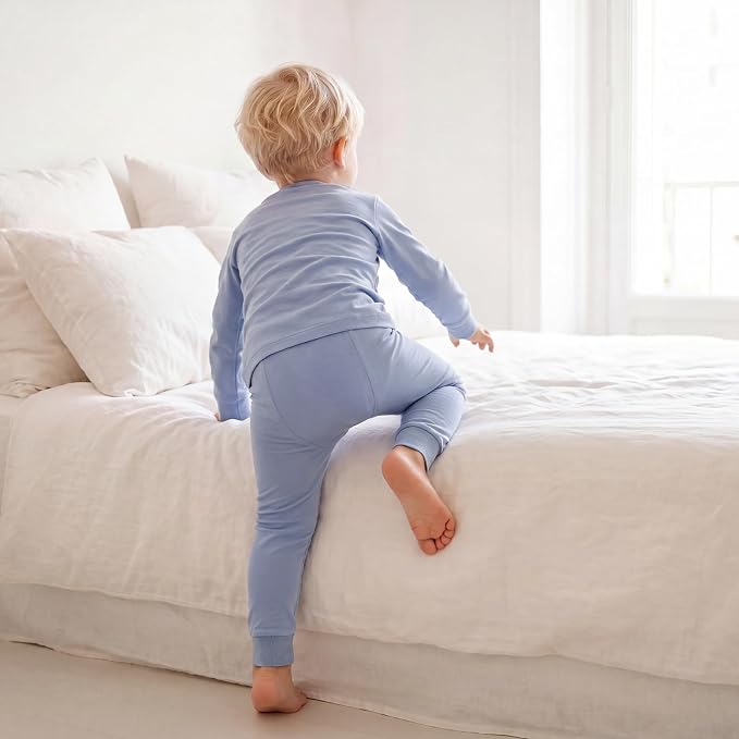 Bamboo Long Sleeve Pajama Set - Slate