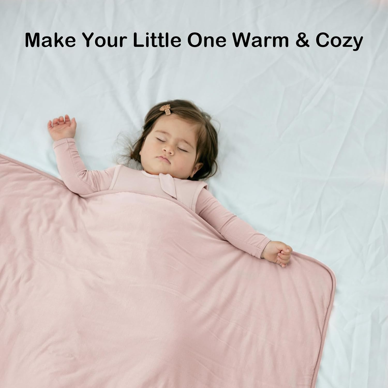 Couverture Bébé en Bambou - Rose