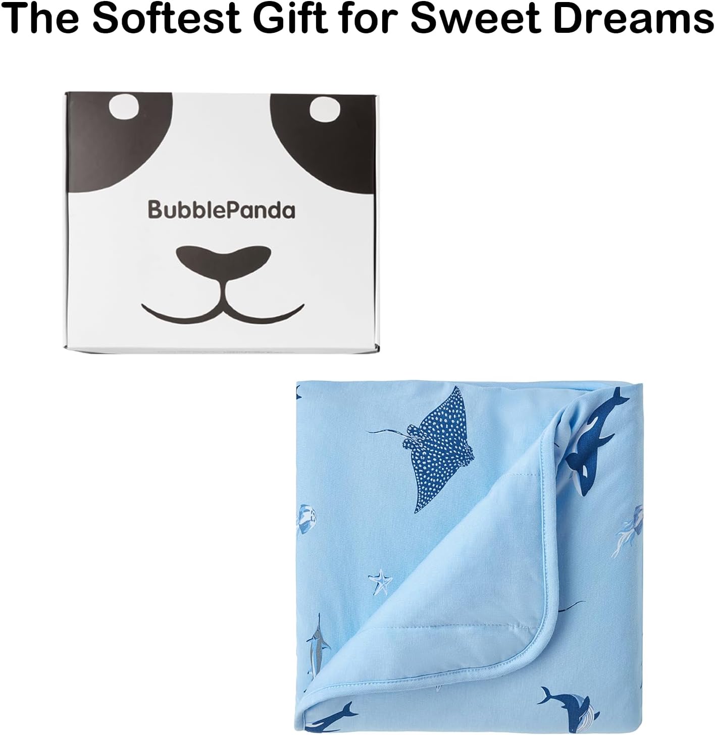 Bamboo Baby Blanket - Shark