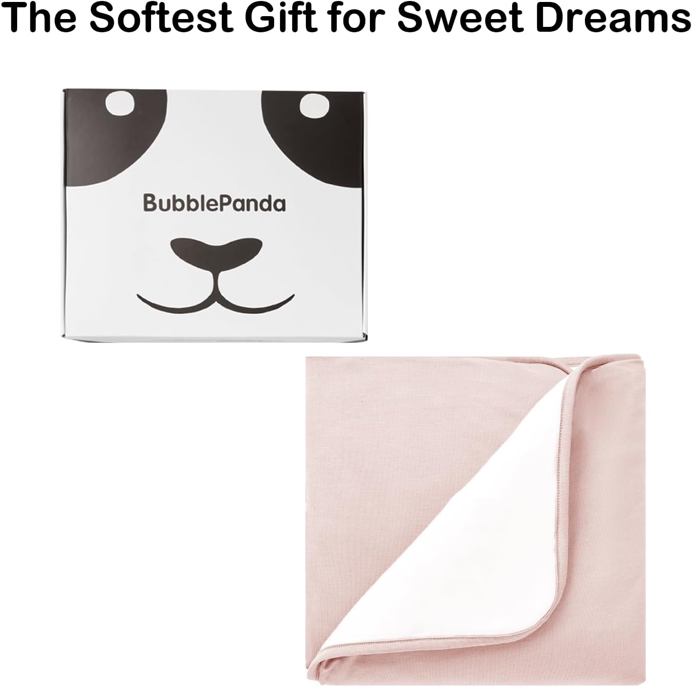 Couverture Bébé en Bambou - Rose