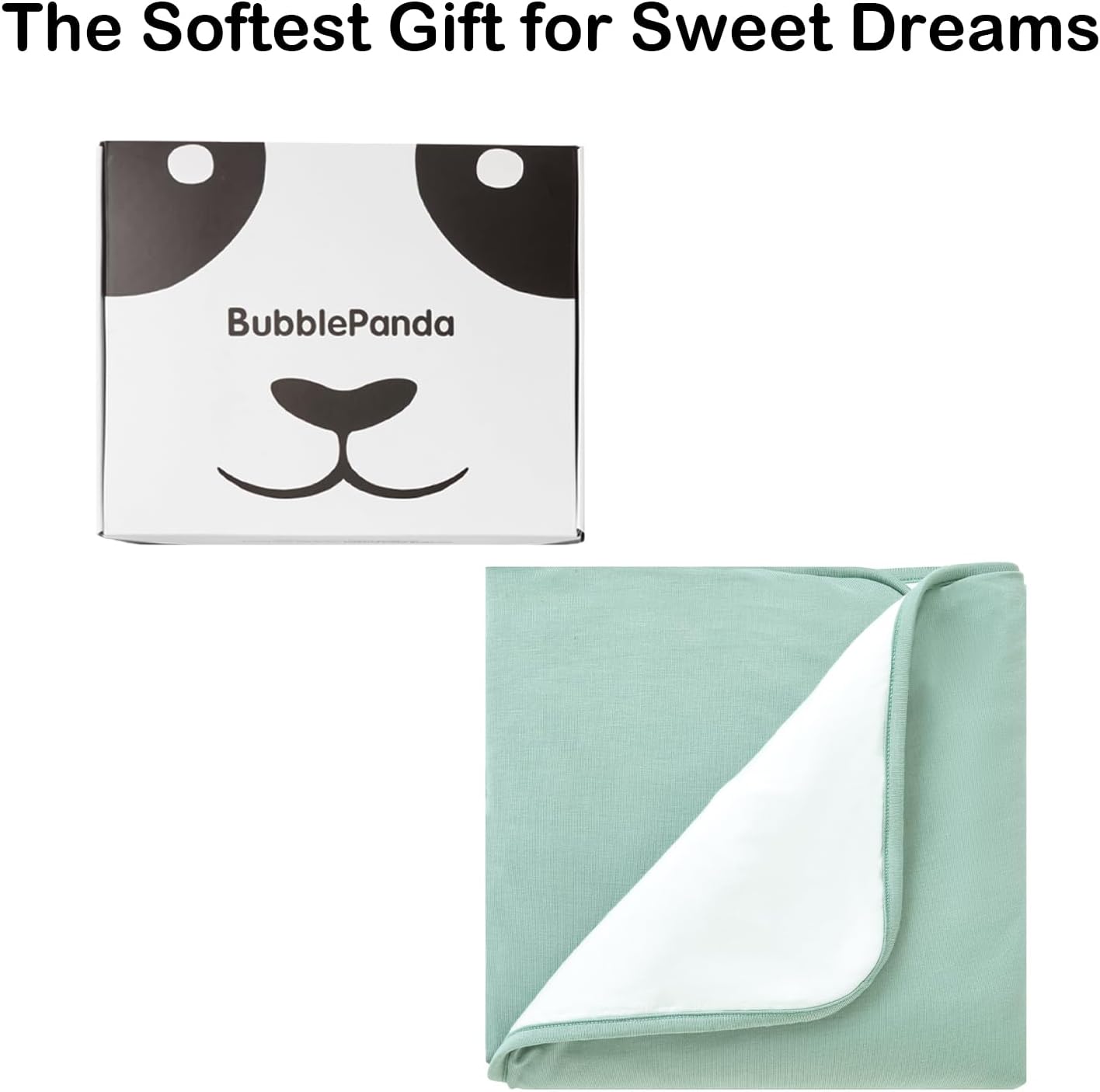 Couverture Bébé en Bambou - Sauge