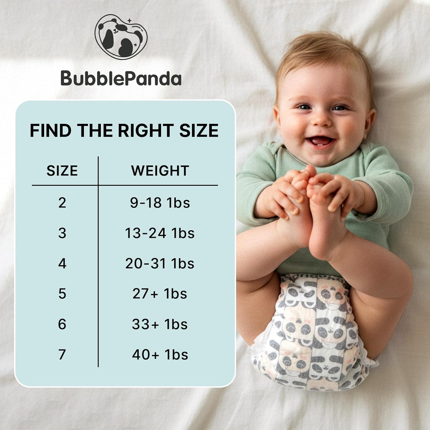 Overnight Diapers, Baby Diapers Nighttime Protection with Dual Absorbent Core, Wider Absorbent Zone, Leak Proof & Soft Surface, Disposable(Size 2, Count 80)
